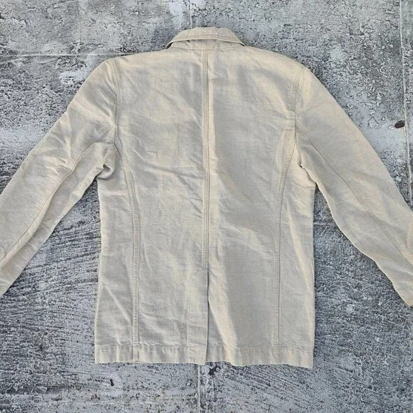 Liz Sport Petite Women Blazer Coat Jacket Linen Blend Size M Petite - Picture 3 of 12